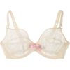 Agent Provocateur Sidonie Floral Lace Underwired Bra in Beige (floral) - Lyst