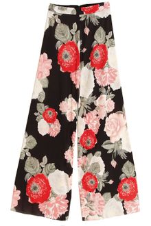 Alice + Olivia Printed Wide Leg Pant - Lyst