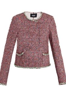 D&G Tweed Chain-trim Jacket - Lyst