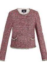 D&G Tweed Chain-trim Jacket