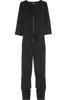 DKNY Washed-silk Jumpsuit - Lyst