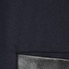 Sandro Leathertrimmed Cotton Coat in Blue (navy) - Lyst