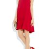 Valentino Strapless Silkcady Dress in Red - Lyst