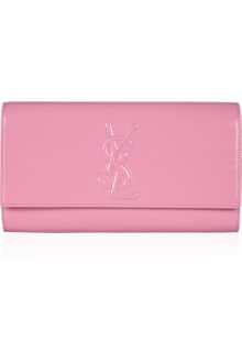 Yves Saint Laurent Belle Du Jour Patent-leather Clutch - Lyst