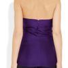 Yves Saint Laurent Silkorganza Halterneck Top in Purple (poppy) - Lyst
