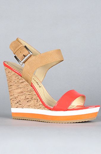  The Dani Shoe in Coral Red Patent 