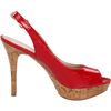 Nine West Nine West Womens Bigspender Slingback Sandal in Red (red patent synthetic) - Lyst
