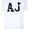 Armani Jeans Patch Detail Tshirt in White for Men - Lyst