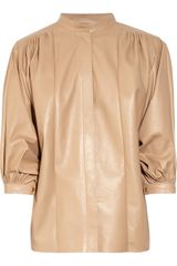 Chloé Leather Trapeze Jacket
