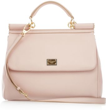 Dolce & Gabbana Textured-leather Tote - Lyst