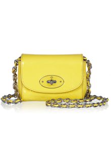 Mulberry Mini Chain-strap Patent-leather Shoulder Bag - Lyst