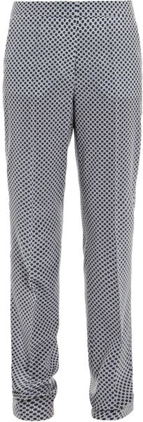 Stella Mccartney Hamilton Oriental Circleprint Trousers in Blue - Lyst