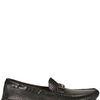 Dolce & Gabbana Leather Mesh Loafers in Black for Men - Lyst