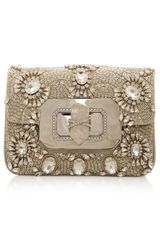 Marchesa Crystal Chain Strap Eve Bag