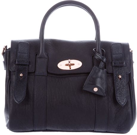 Mulberry Heritage Bayswater Shoulder Bag in Blue (navy) Mulberry Heritage Bayswater Shoulder Bag in Blue (navy)