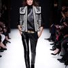 Balmain Fall 2012 Black Leather Skinny Cigarette Pants With Side Pockets  in Black - Lyst