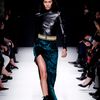 Balmain Leather Turtleneck Top in Black - Lyst