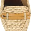 Burberry Prorsum Woven Raffia and Printed Wedge Pumps in Beige (brown) - Lyst