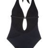 D&g Plunged CutOut Swimsuit in Black - Lyst