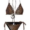 D&g Halterneck Bikini in Animal (brown) - Lyst