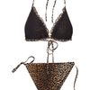 D&g Halterneck Bikini in Animal (brown) - Lyst