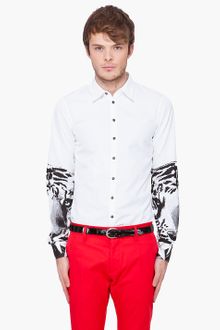 DSquared2 Tiger Sleeves Carpenter Shirt - Lyst