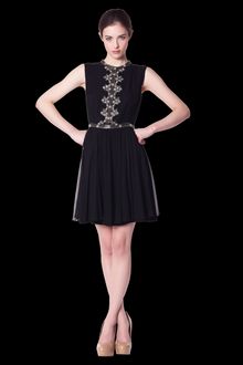 Erin Fetherston Embellished Bodice Sleeveless Fitted Dress - Lyst
