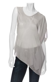 Helmut Lang Exclusive Asymmetrical Sleeve Blouse - Lyst