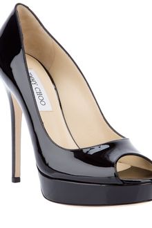 Jimmy Choo Peep Toe Pump - Lyst