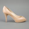 Jimmy Choo Peep Toe Pump in Beige (nude) - Lyst