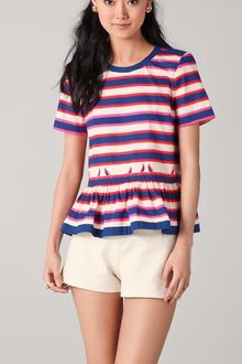 Marc By Marc Jacobs Flavin Striped Blouse - Lyst
