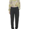 Matthew Williamson Kyoto Chiffon Pintuck Blouse in Yellow (grey) - Lyst