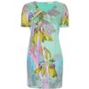 Matthew Williamson Iris Silk Twisted Shift Dress in Green (mint) - Lyst