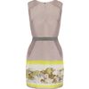 Matthew Williamson Kyoto Tailoring Shift Dress in Yellow (oyster) - Lyst