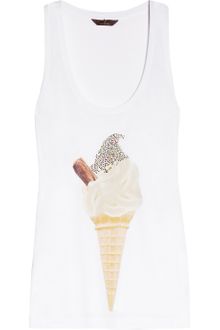Mulberry Ice Cream-print Modal Tank - Lyst
