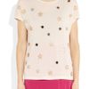 Mulberry Effie Starembellished Jersey Tshirt in Beige (transparent) - Lyst