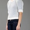 Mus Cropped Sweater in White - Lyst