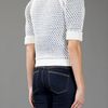 Mus Cropped Sweater in White - Lyst