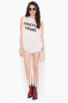 Nasty Gal Forever Young Fringe Tank - Lyst