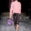Nina Ricci Fall 2012 Long Sleeve Silk Blouse in Pink - Lyst