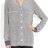 Stella Mccartney Goodwin Printed Silk Shirt in Gray (ink) - Lyst