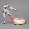 Stella Mccartney Snake Print Sandal in Beige (snake) - Lyst