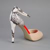Stella Mccartney Snake Print Sandal in Beige (snake) - Lyst