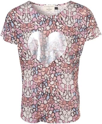 Topman Omar Kashoura Heart Tee - Lyst