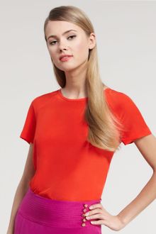 Tory Burch Alexandra Short-sleeve Blouse - Lyst