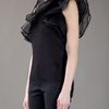 Valentino Ruffle Detail Top in Black - Lyst