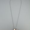 Alexander Mcqueen Ceramic Tusk and Skull Pendant in Silver - Lyst