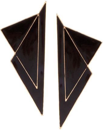  Asos Double Triangle Flash Earrings 