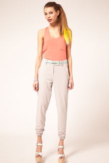 ASOS Collection Asos Trouser with Elastic Cuff - Lyst