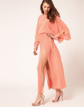  Asos Maxi Dress with Split Thigh 